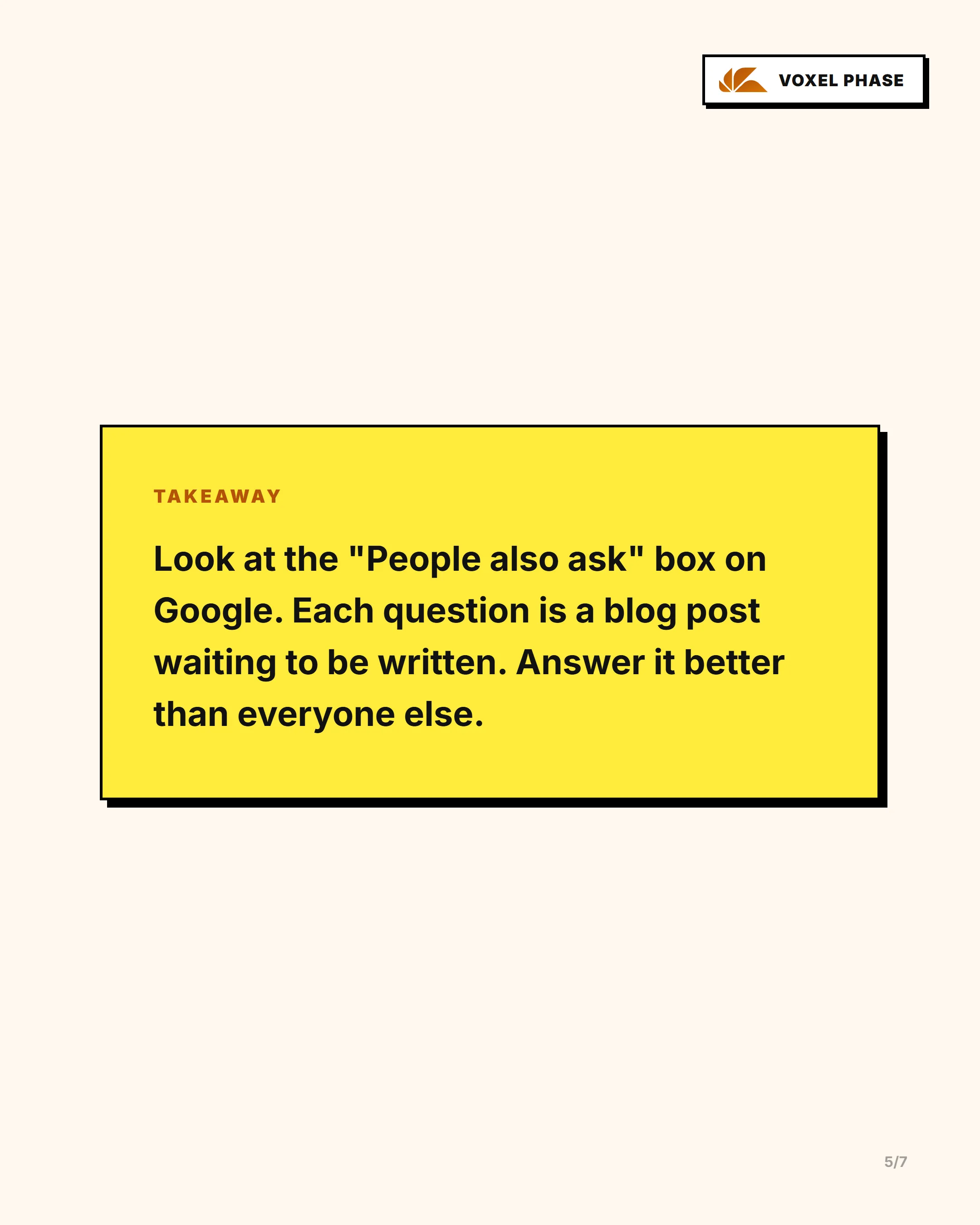 Find the Exact Words Your Customers Google: slide 5 of 6