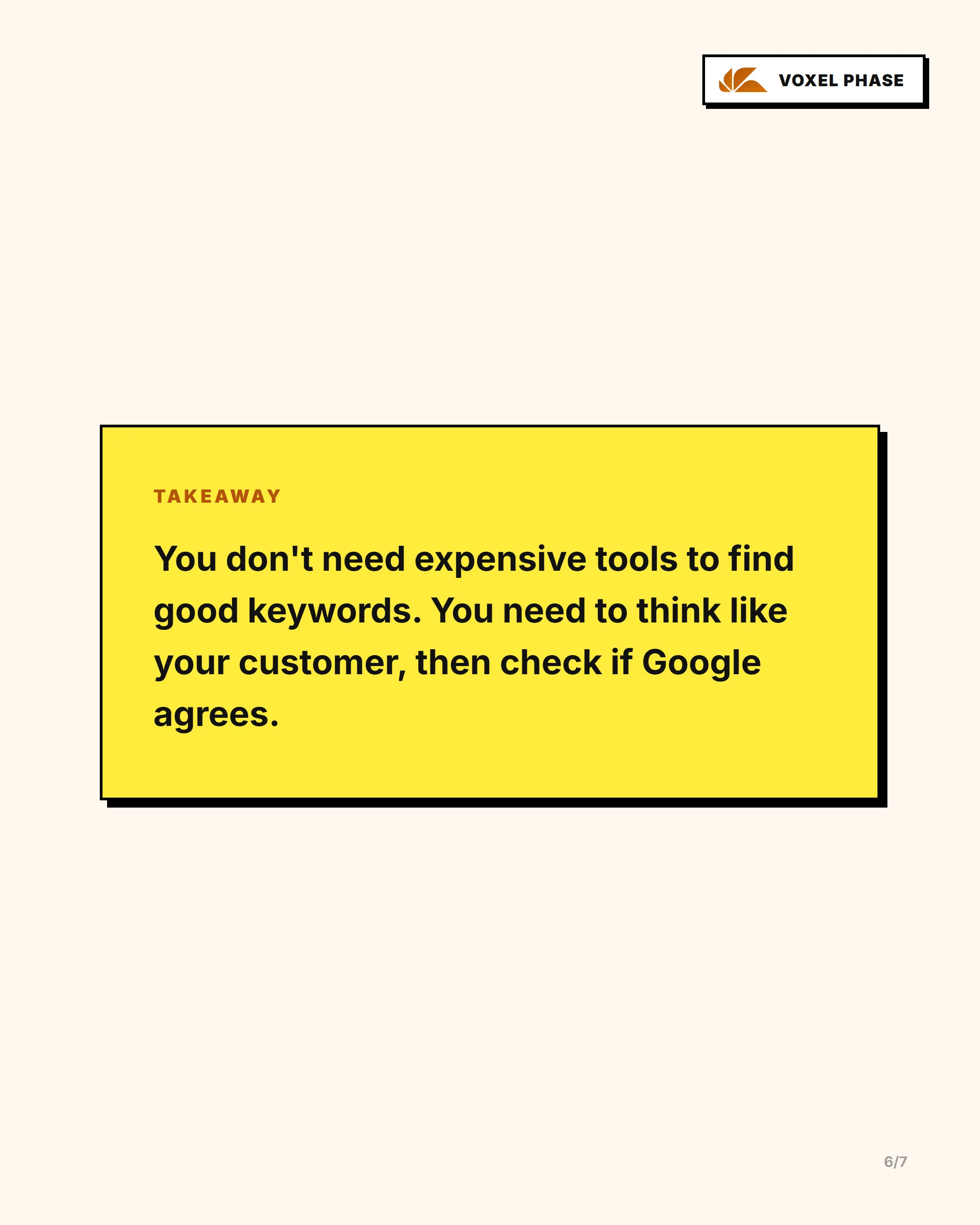 Find the Exact Words Your Customers Google: slide 6 of 6